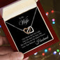 My Wife | You are my queen - Interlocking Hearts necklace