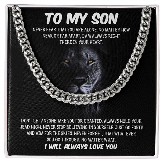 My Son | Be strong always - Alluring Beauty necklace