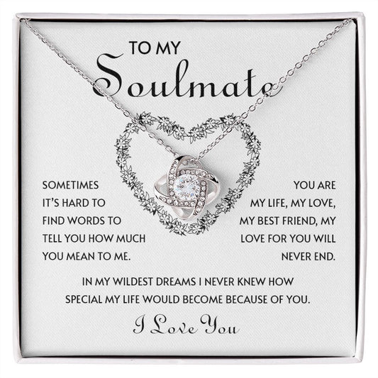 My Soulmate | You complete me - Love Knot Necklace